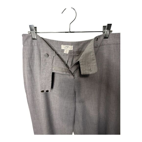 Loft grey Julie dress trouser pants size 10 polyester blend - Picture 7 of 9